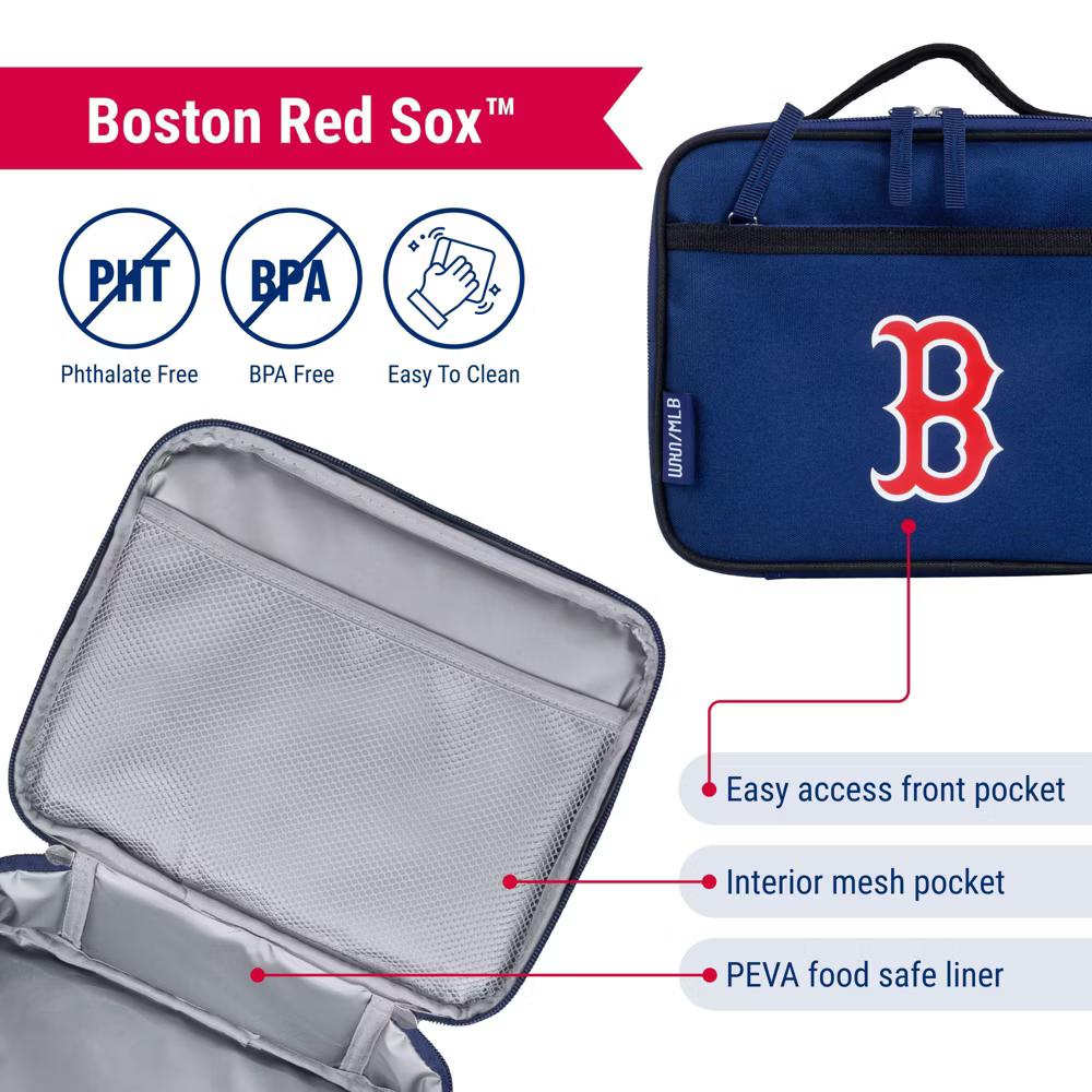 Wildkin MLB Major League Baseball Insulated Lunch Box – Durable and Reusable for School & Travel - Image 17