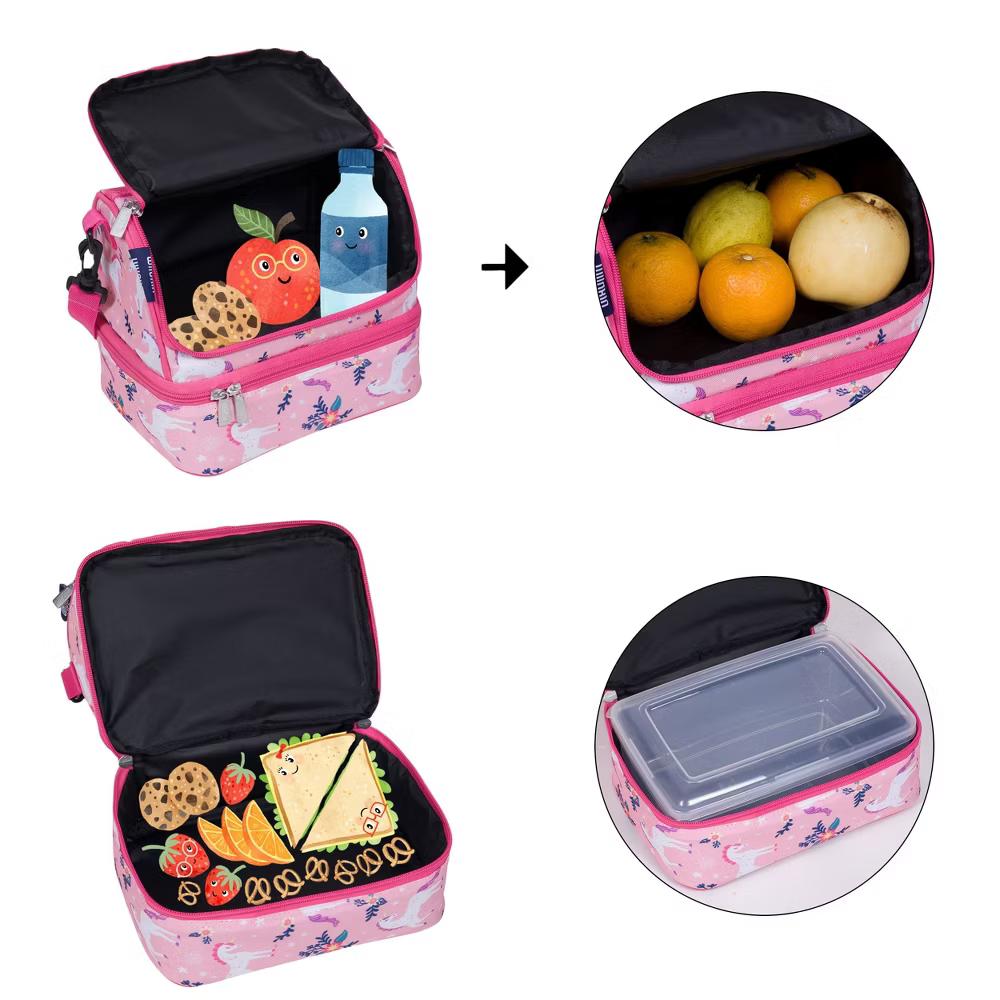Wildkin Two Compartment Insulated Lunch Bag for Kids – School & Travel Ready - Image 50