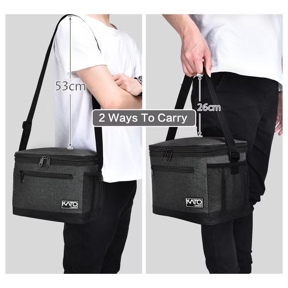 Insulated Small Lunch Bag for Adult Kid, Leakproof Reusable Lunch Cooler Bag with Adjustable Shoulder Strap, Kids Portable Lunch Box - Image 5