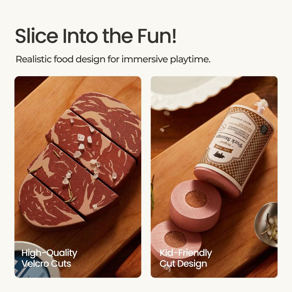 Play Kitchen & Grocery Accessories Series - Organic Play Food, 4 Sets - Image 4