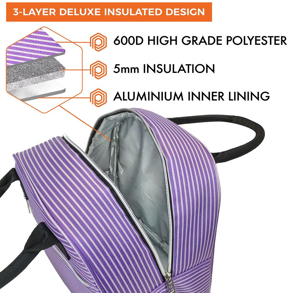 Insulated Lunch Box Women, Cooler Bag Tote Girls Kids Teen Adult, Soft Reusable Thermal Meal Prep Purse - Image 41