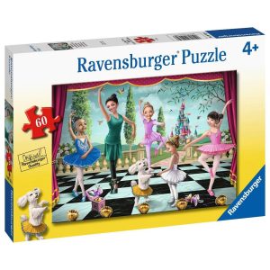 Ballet Rehearsal Kids' Jigsaw Puzzle - 60pc: Memory, Fine Motor Skills, Plastic, Cardboard