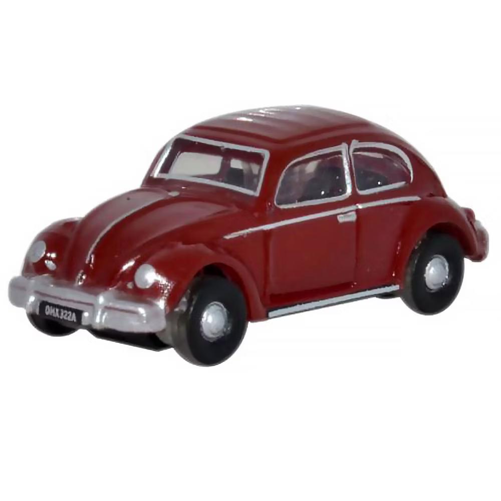 Volkswagen Beetle Ruby Red 1/148 (N) Scale Diecast Model Car - Image 2