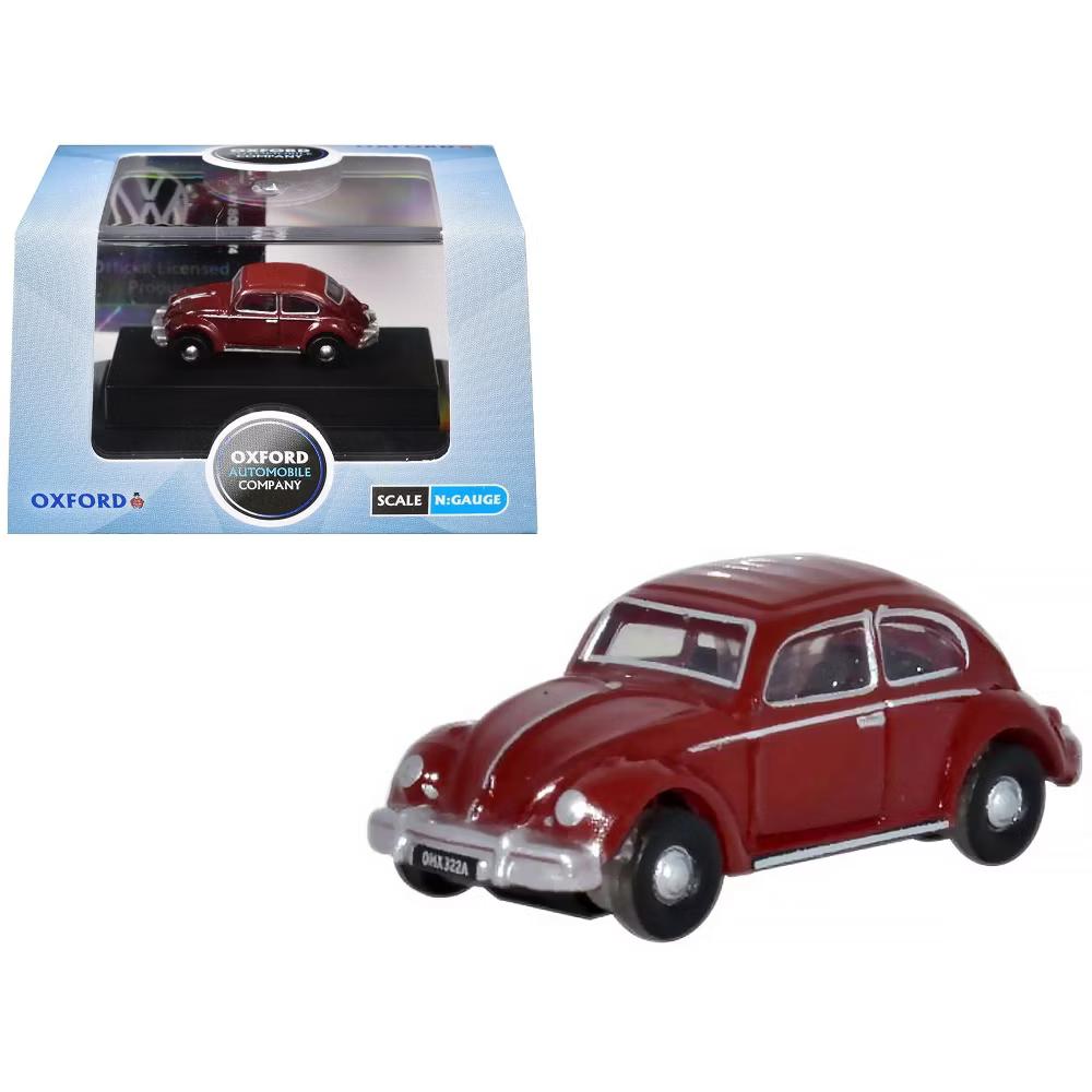 Volkswagen Beetle Ruby Red 1/148 (N) Scale Diecast Model Car - Image 4