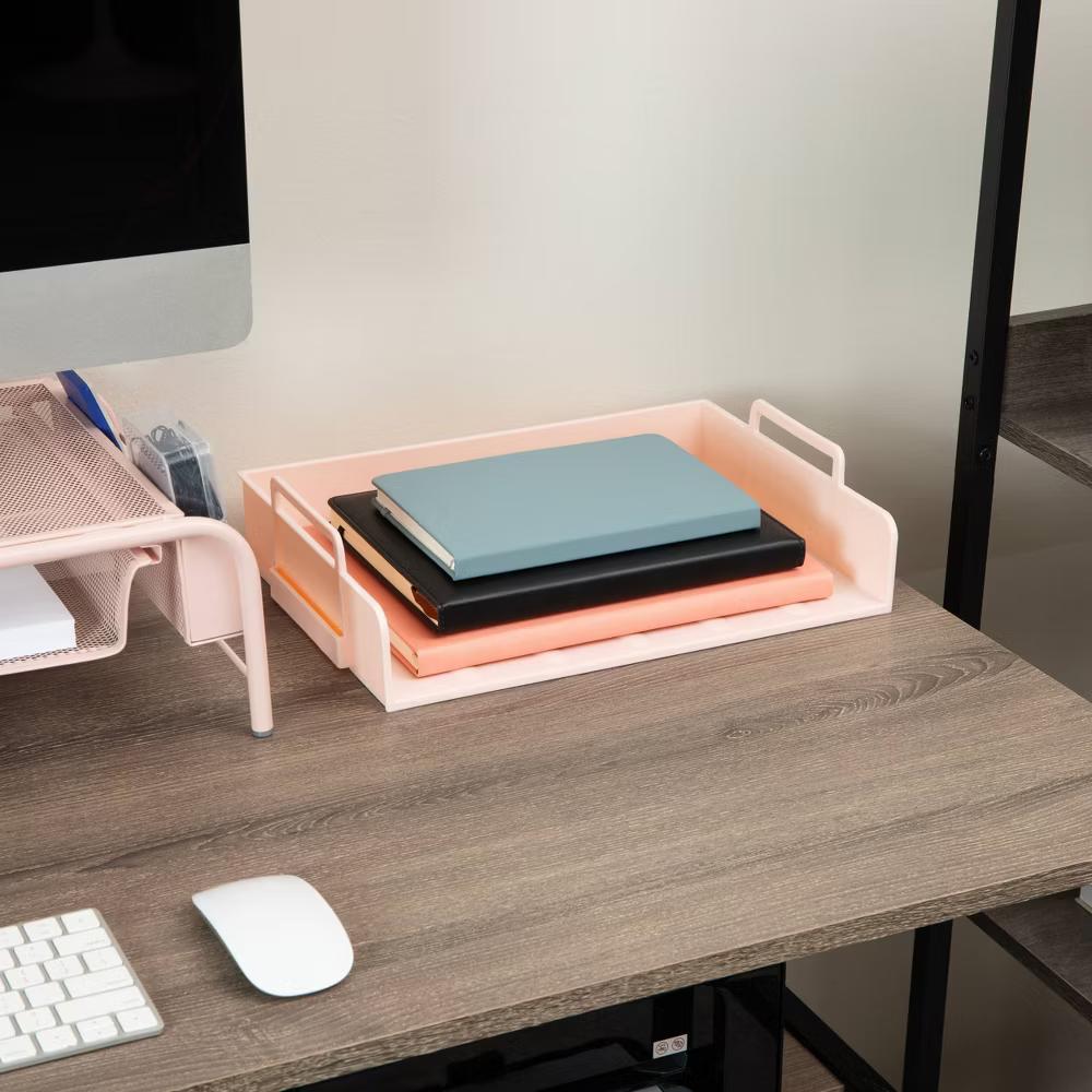 Organizer File Storage Plastic Pink - Image 5