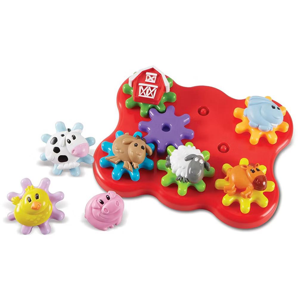 Barnyard Friends Build & Spin - Toddler Sensory Toys, Ages 2+ - Image 2