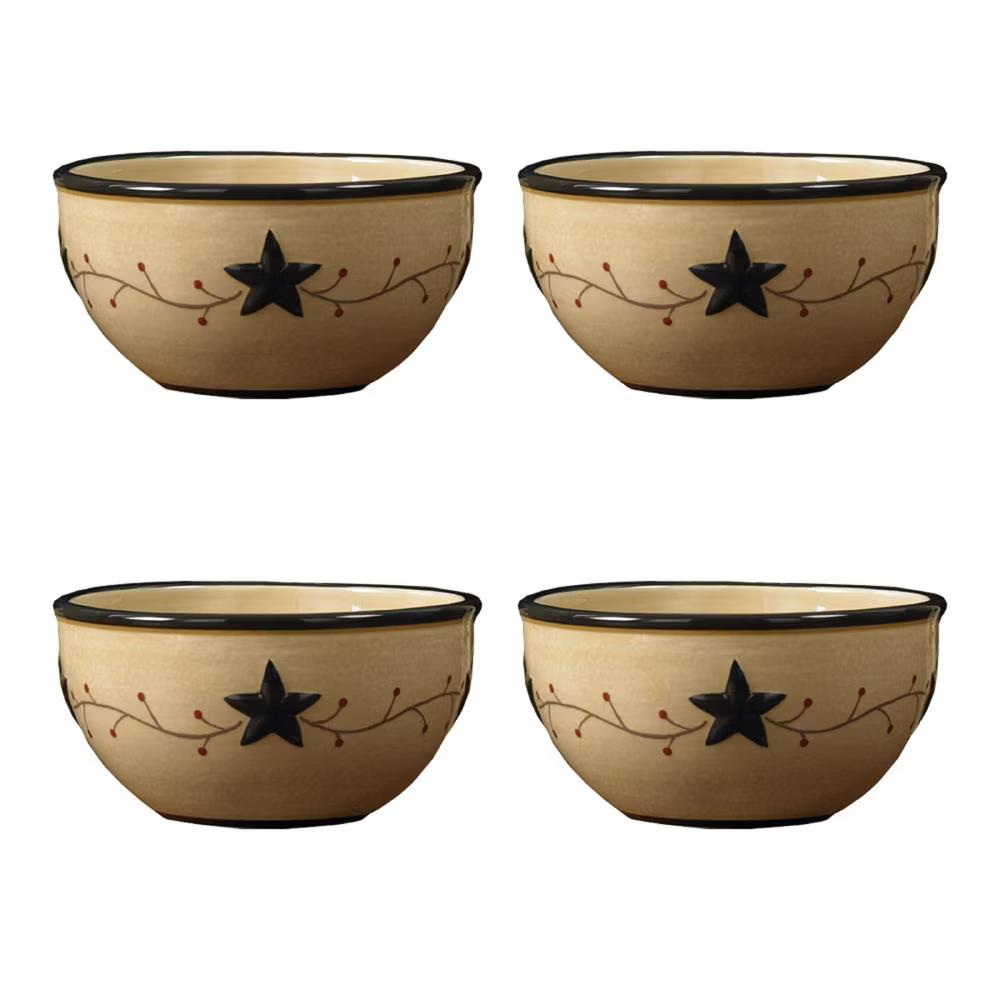 Park Designs Star Vine Cereal Bowl Set of 4 - Image 2