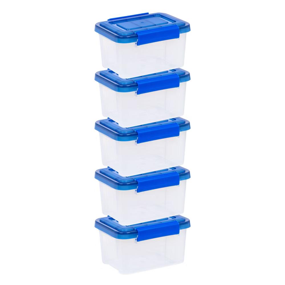 IRIS WeatherPro Plastic Storage Bin with Lid - Image 58