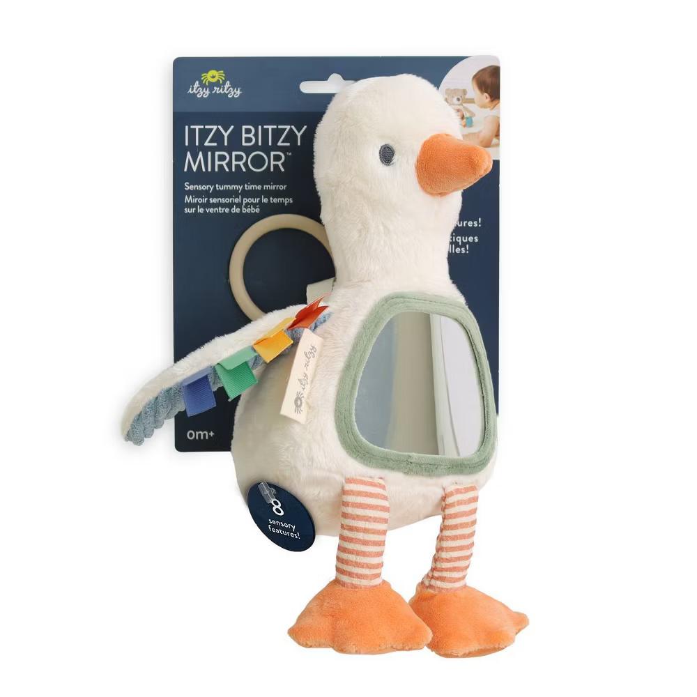 Bitzy Sensory Tummy Time Mirror Toy - Image 5