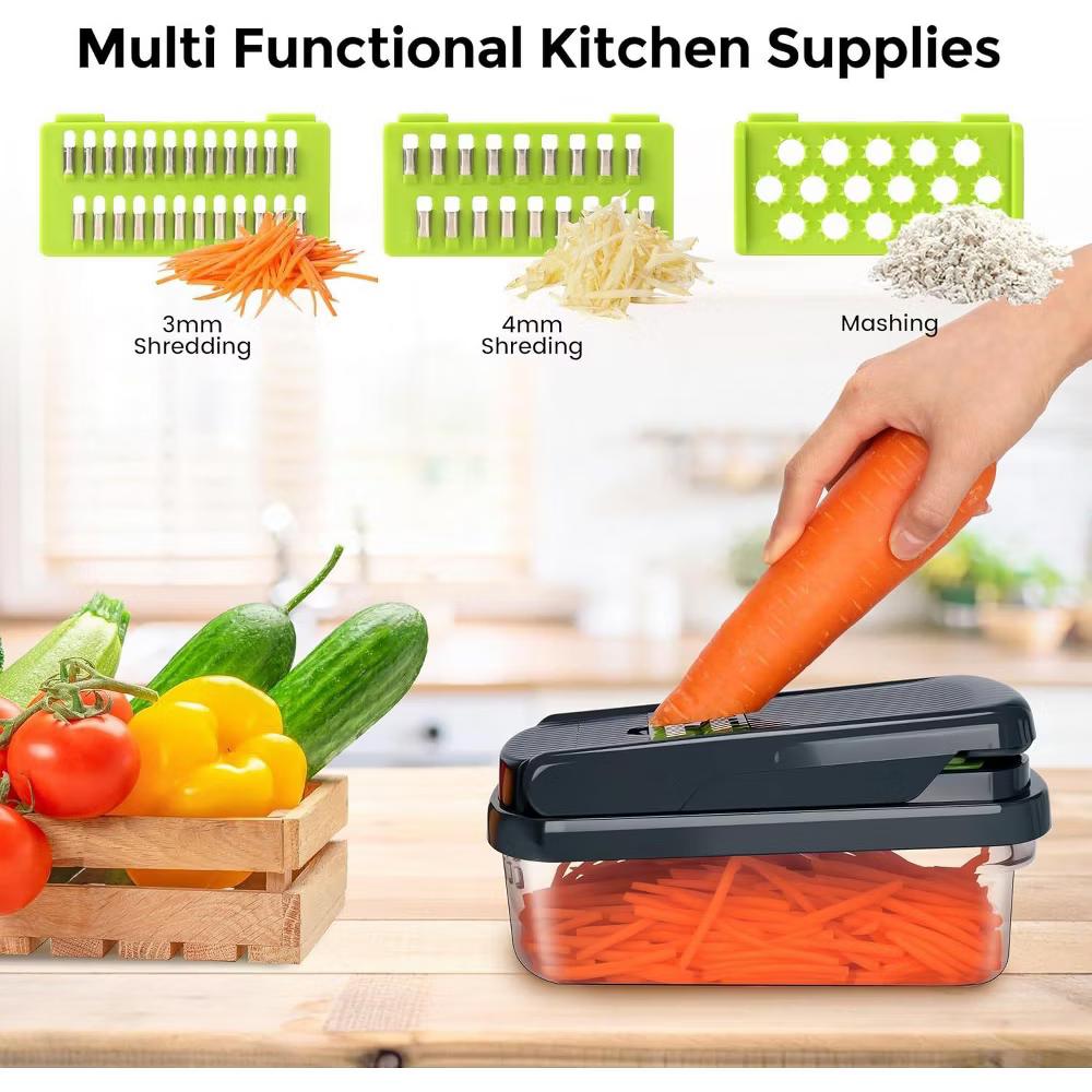 Maison All In One Professional Vegetable Chopper,15-in-1 Multifunctional Food Chopper - Image 2