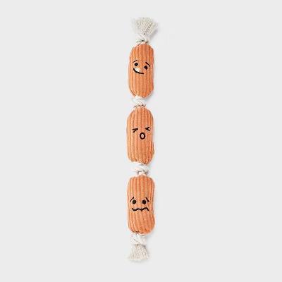 Weenie/Rope Dog Food Shaped Toy