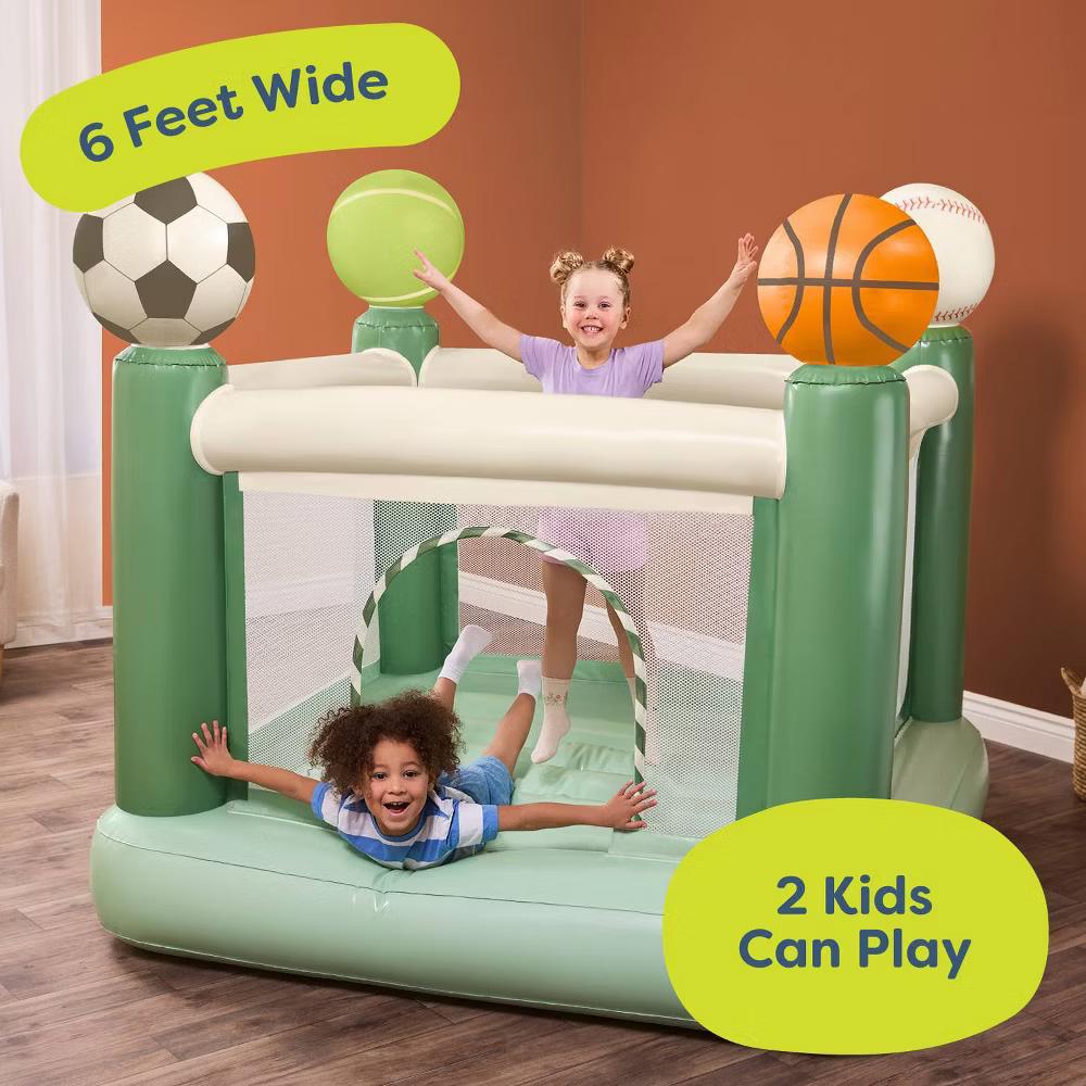 Game Day Bounce House - 6 foot Inflatable Sports Bouncy Castle for Kids - Image 9
