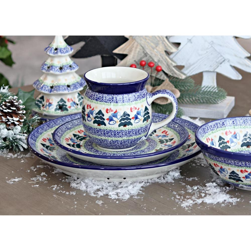 Blue Rose Polish Pottery Ceramika Artystyczna Cereal Bowl - Image 41
