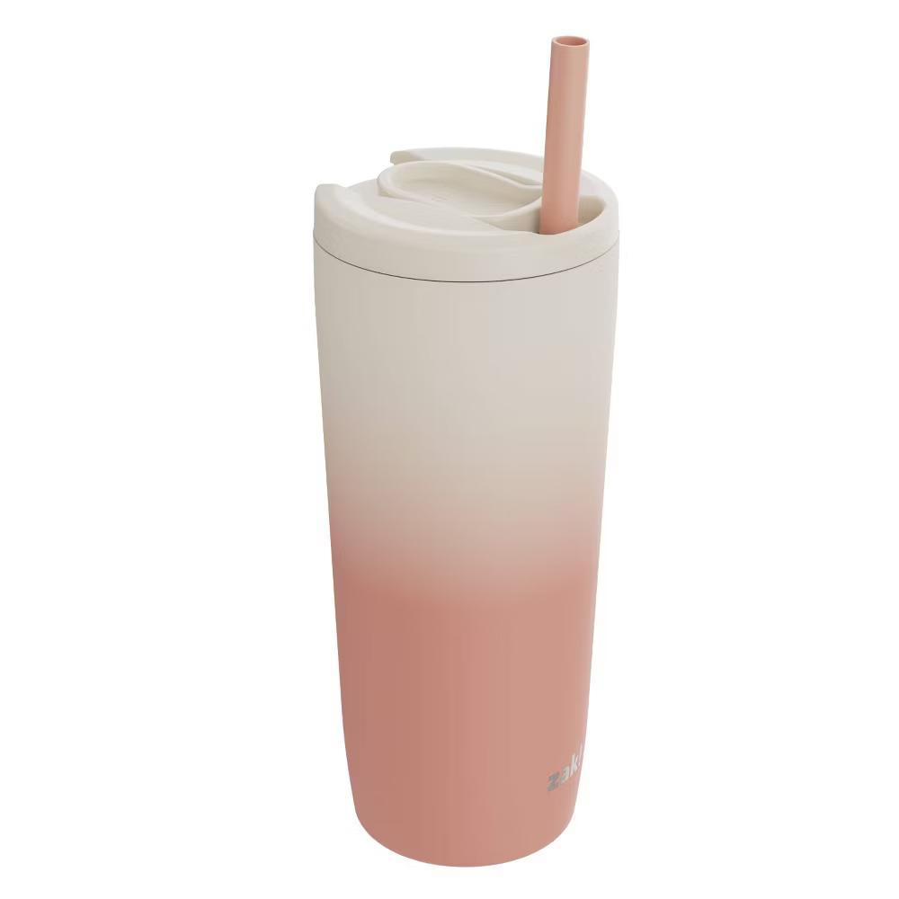 20 fl oz Stainless Steel Straw Tumbler - Image 2