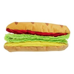 Sandwich Doggy Delivery Dog Toy: Squeaks, All Ages, Chew, Occupy, Cuddle