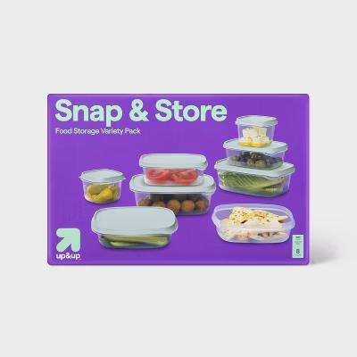 Snap & Store Variety Pack Food Storage Containers - 16pc/8ct - Image 4