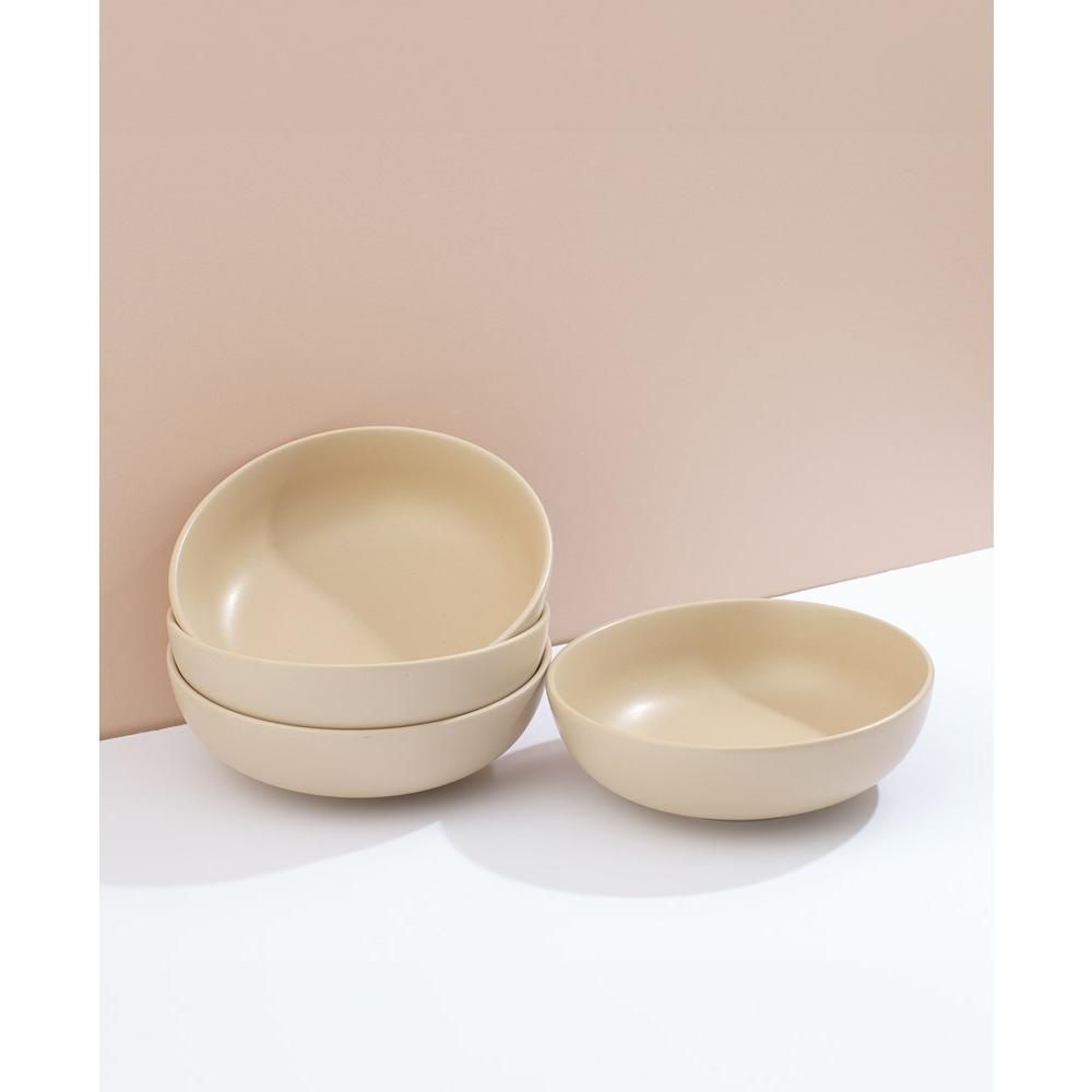 JoyJolt Mesa 4-Piece Stoneware Pasta Bowls Set – 30oz - Image 7
