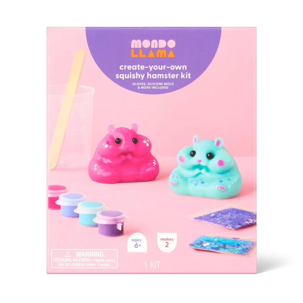 2ct Jelly Squish Hamster Craft Activity Kit - Image 2