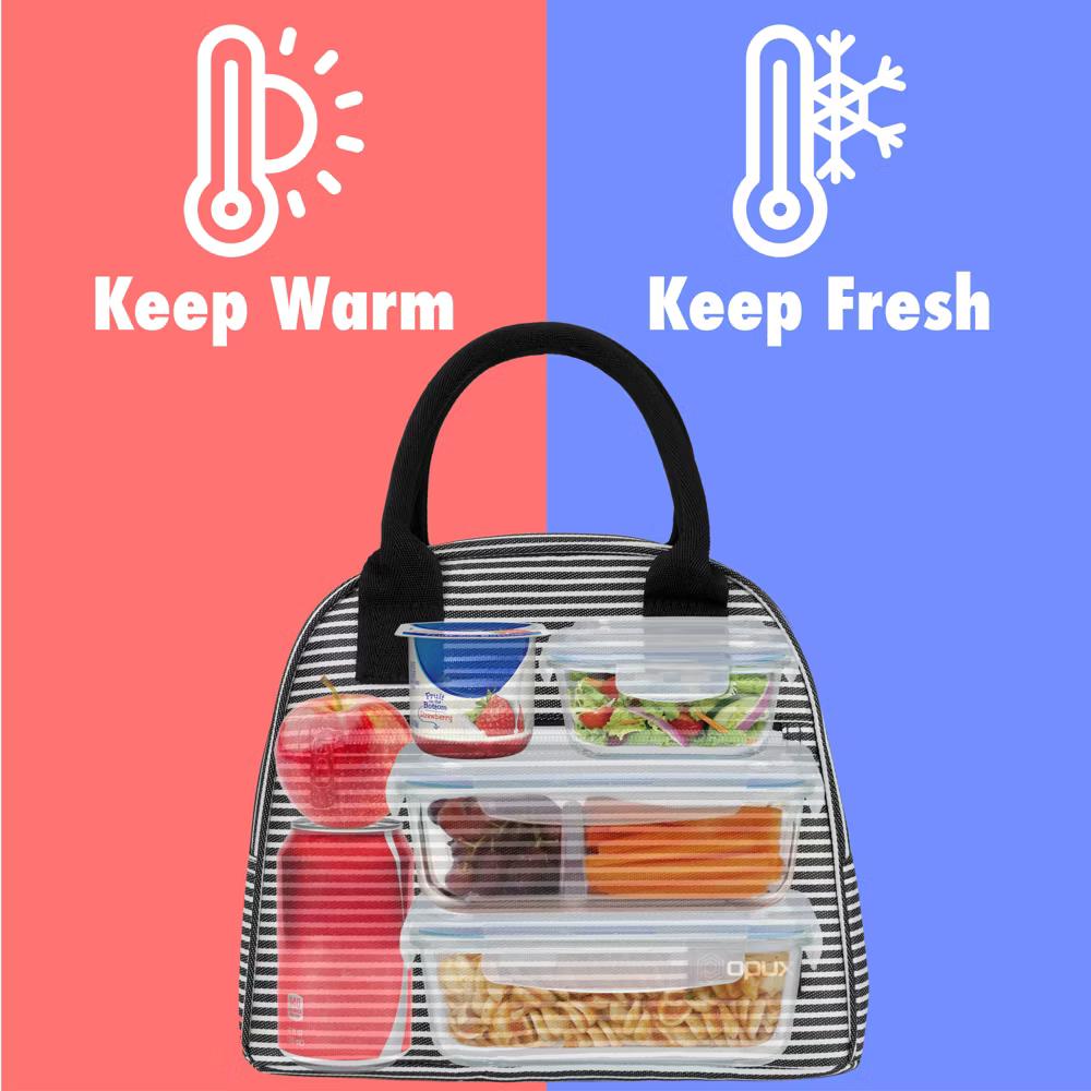 Insulated Lunch Box Women, Cooler Bag Tote Girls Kids Teen Adult, Soft Reusable Thermal Meal Prep Purse - Image 14