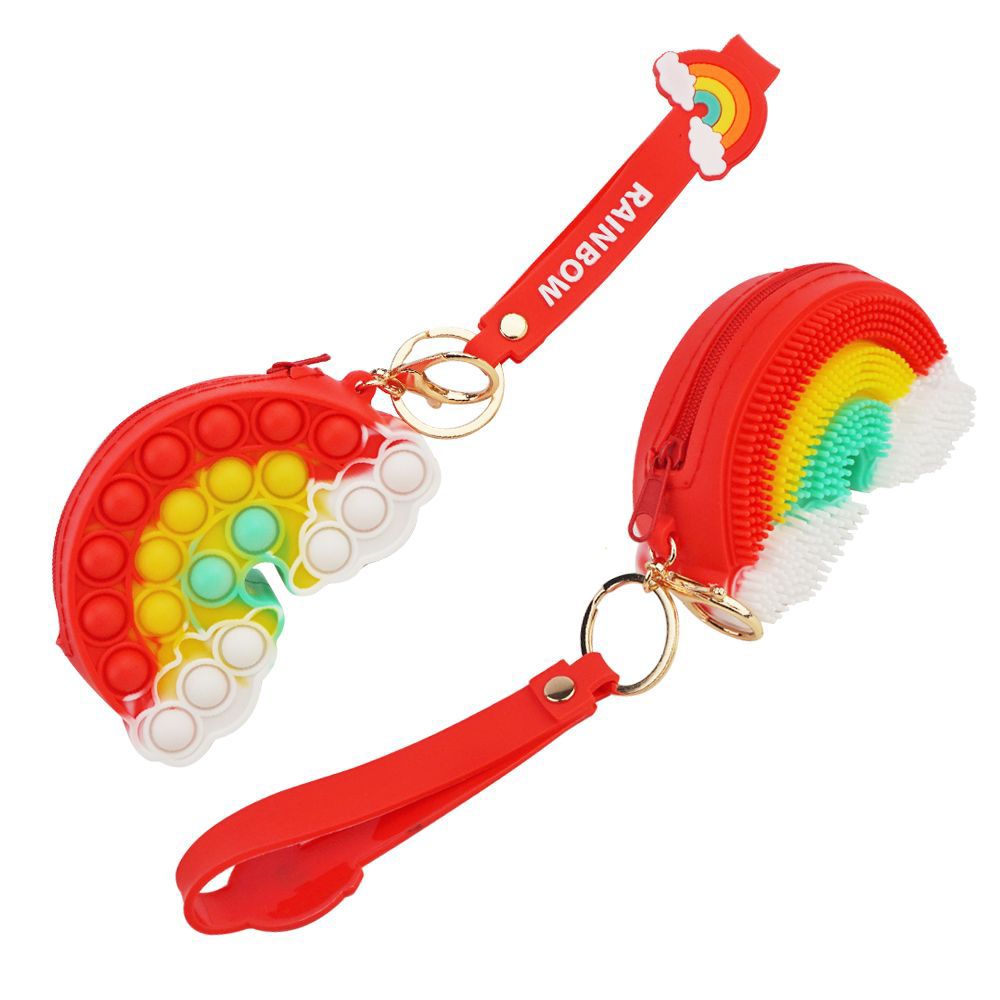 Link Bubble Popper Keychain Zipper Pouch Fidget Toy Pop Sensory Toy - Great Stocking Stuffer for Kids of All Ages - Image 15