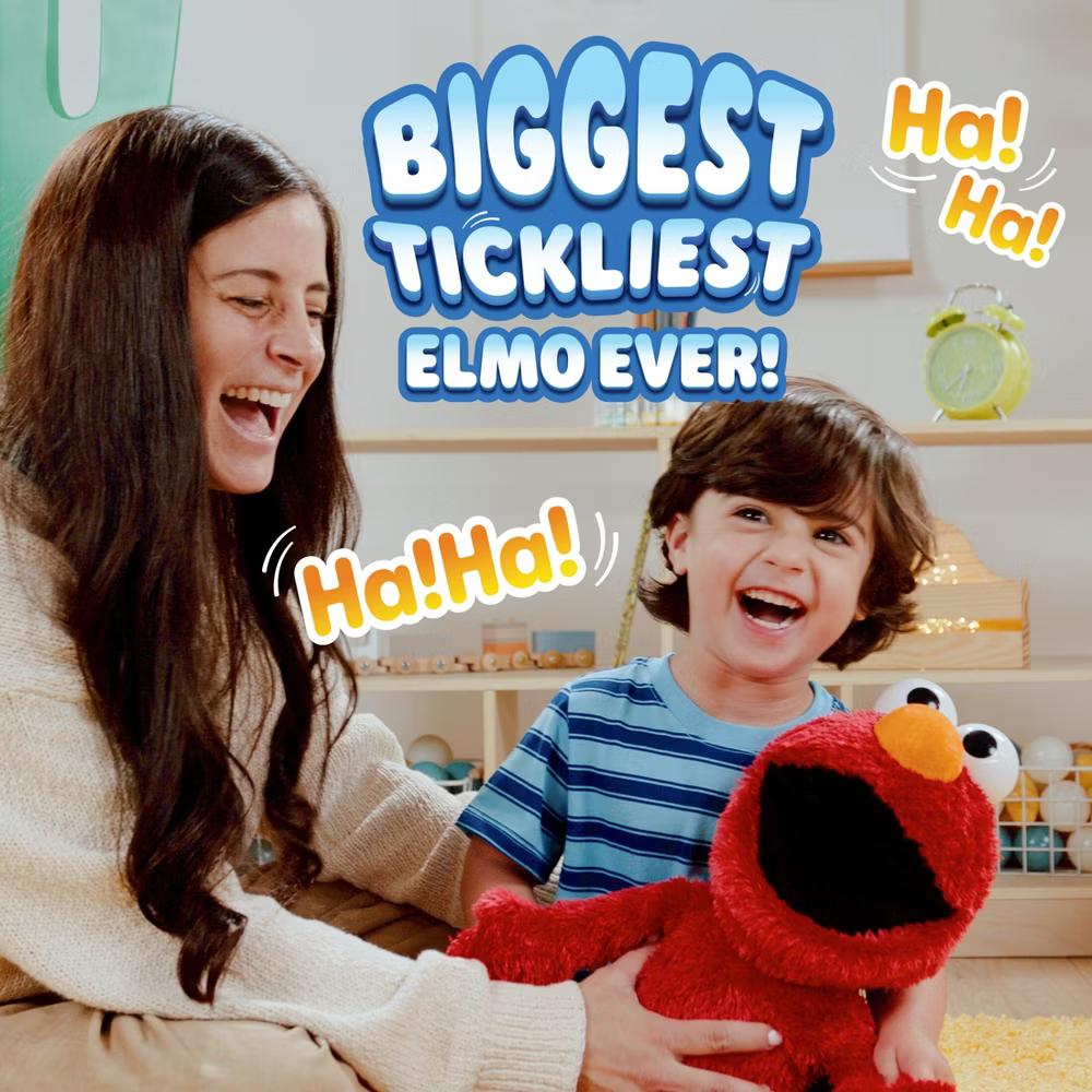 Tickle Me Elmo Giggle Max Interactive Plush Toy - Image 4