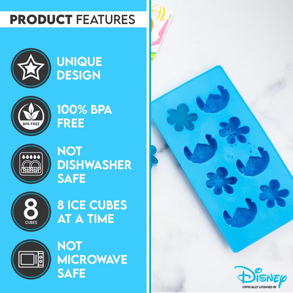 Lilo & Stitch Silicone 8 Cube Ice Cube Tray - Image 6