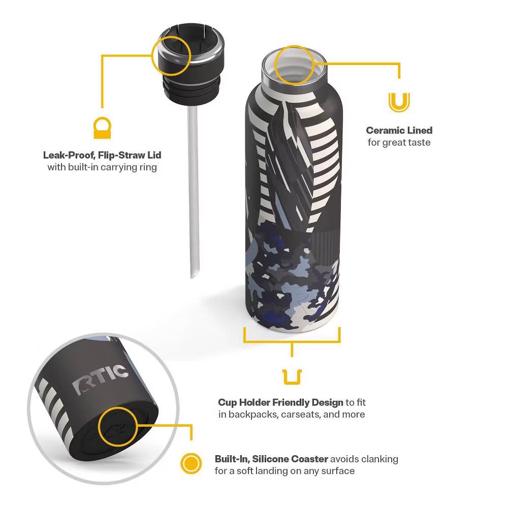 RTIC Outdoors 20 fl oz Journey Stainless Steel Water Bottle - Image 35