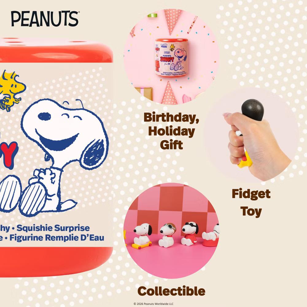 Capsule Snoopy Peanuts Surprise Blind Collectible Surprise Toy Squishy Figurine SquiSHU Series 1 A Day With Snoopy - Image 5