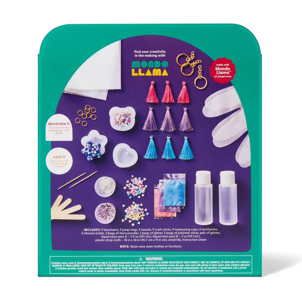 9ct Resin Key Chain or Bag Charm Craft Kit - Image 4