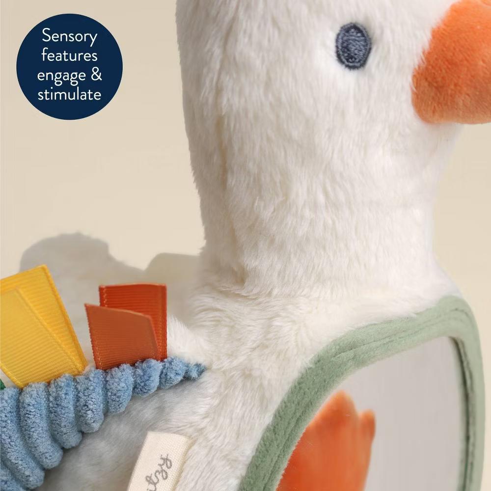 Bitzy Sensory Tummy Time Mirror Toy - Image 4