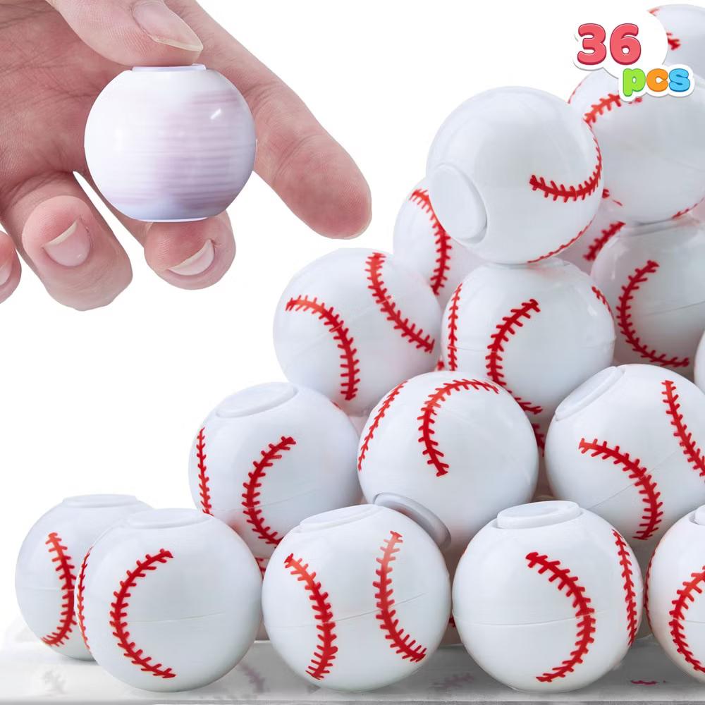 36 Pack Baseball Fidget Spinners for Kids Party Favors, Stress Balls, Goodie Bags Stuffers, Classroom Treasure Box Toys,School Reward - Image 8