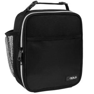 Insulated Lunch Box, Soft School Cooler Bag Kids Boys Girls, Leakproof Reusable Compact Small Pail Tote Men Women Adult Work