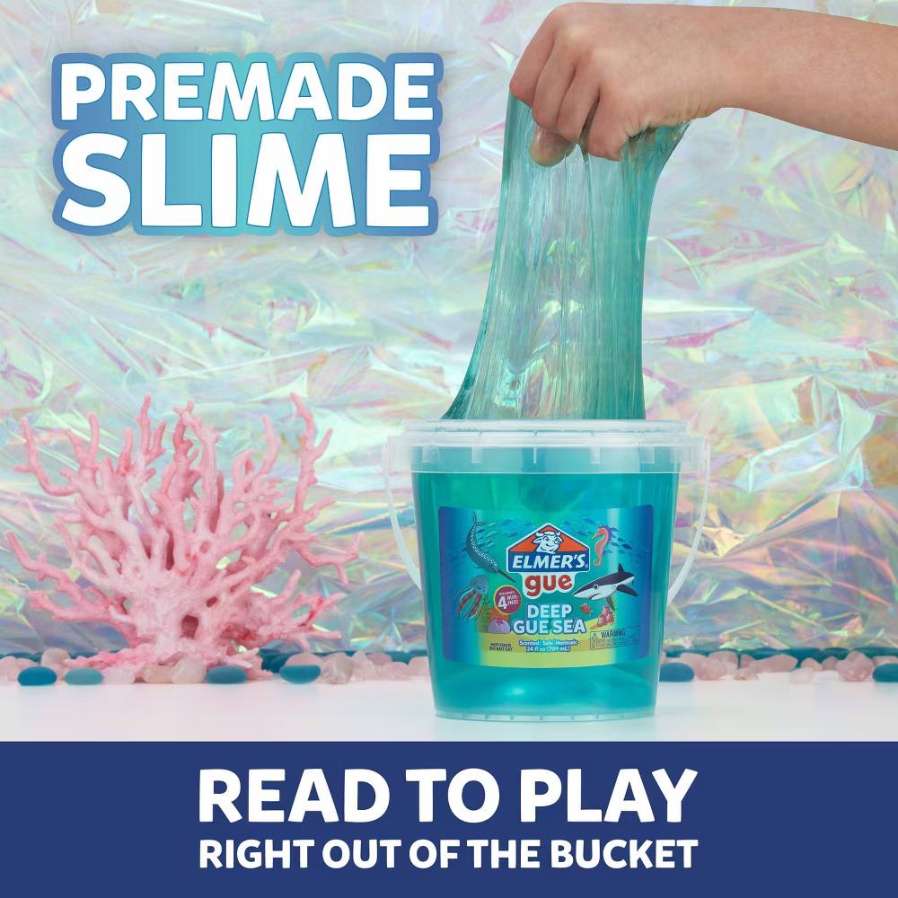Elmer's Gue 1.5lb Deep Gue Sea Premade Slime Kit with Mix-Ins: Science Focus, Includes Storage Container & Instructions - Image 9