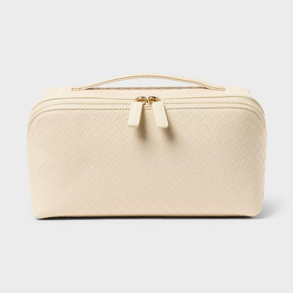 Diagonal-Zip Makeup Bag - Image 12