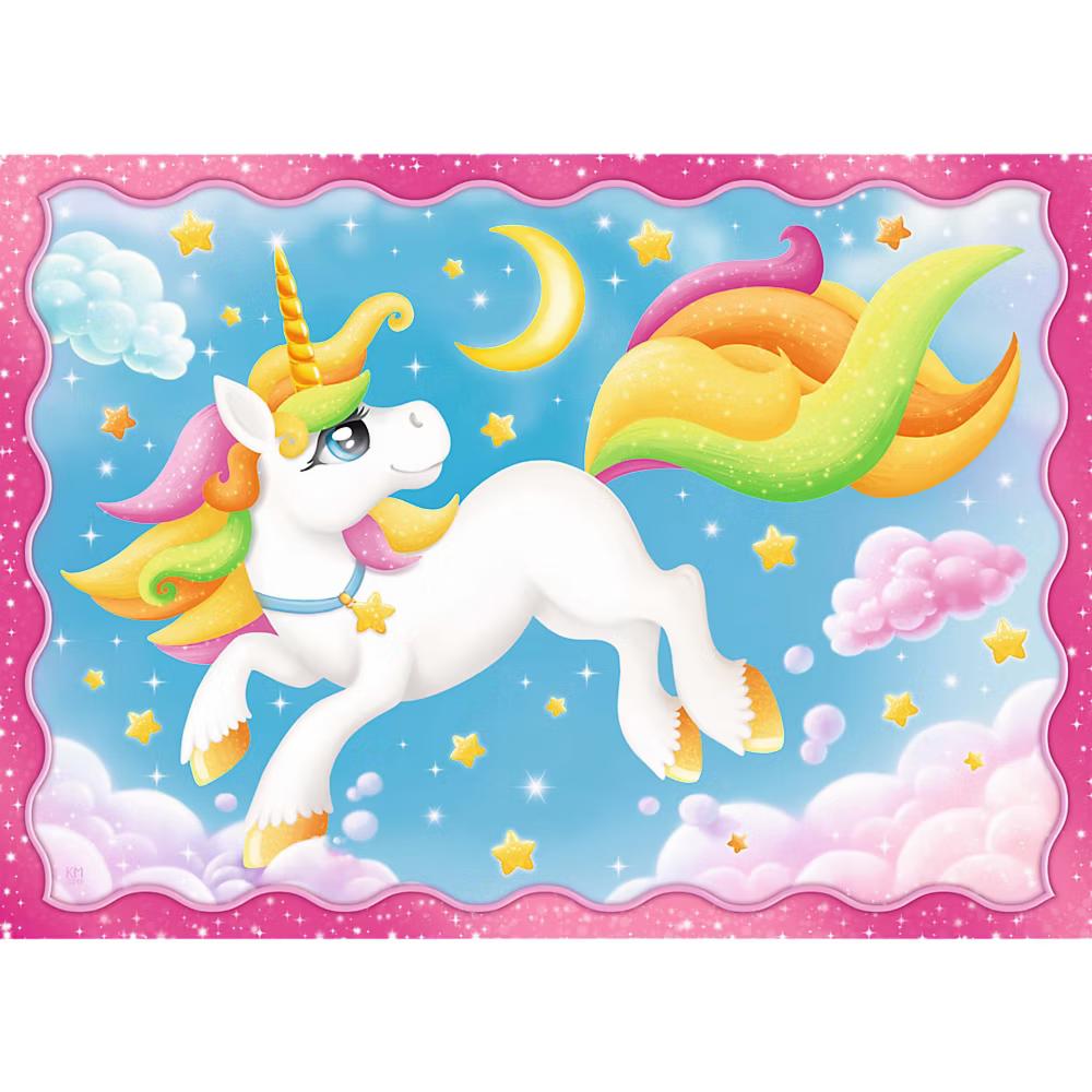 Preschool 4 in 1 Puzzle - Unicorns and Magic - Image 2
