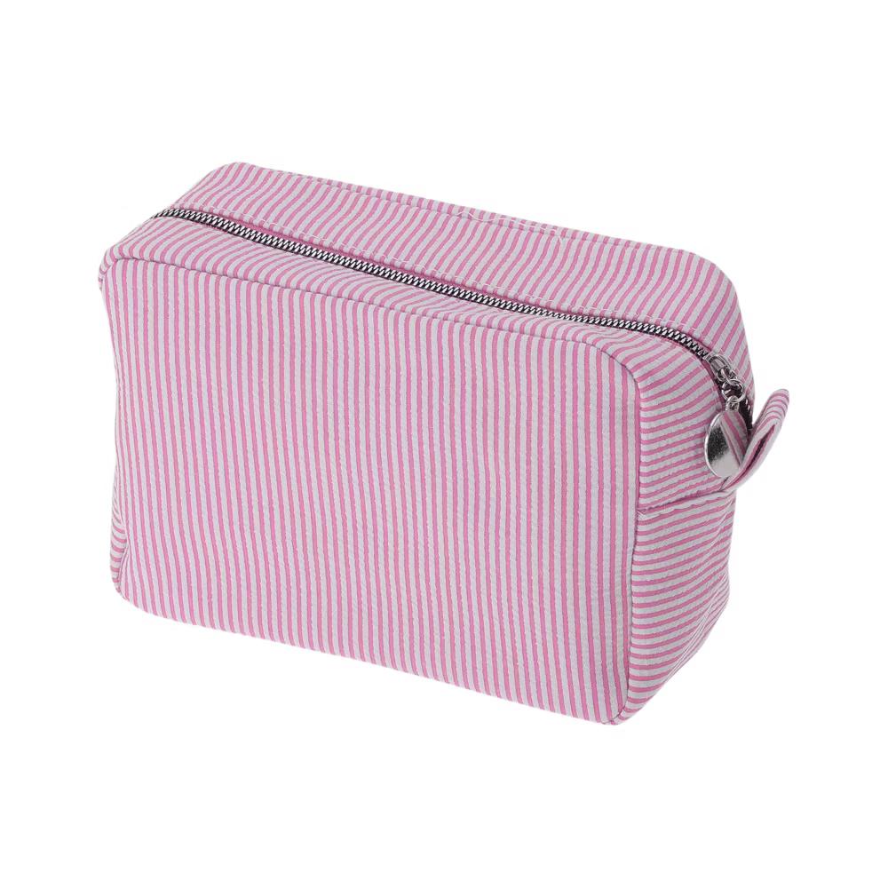 Large Striped Pattern Makeup Bag 1Pc