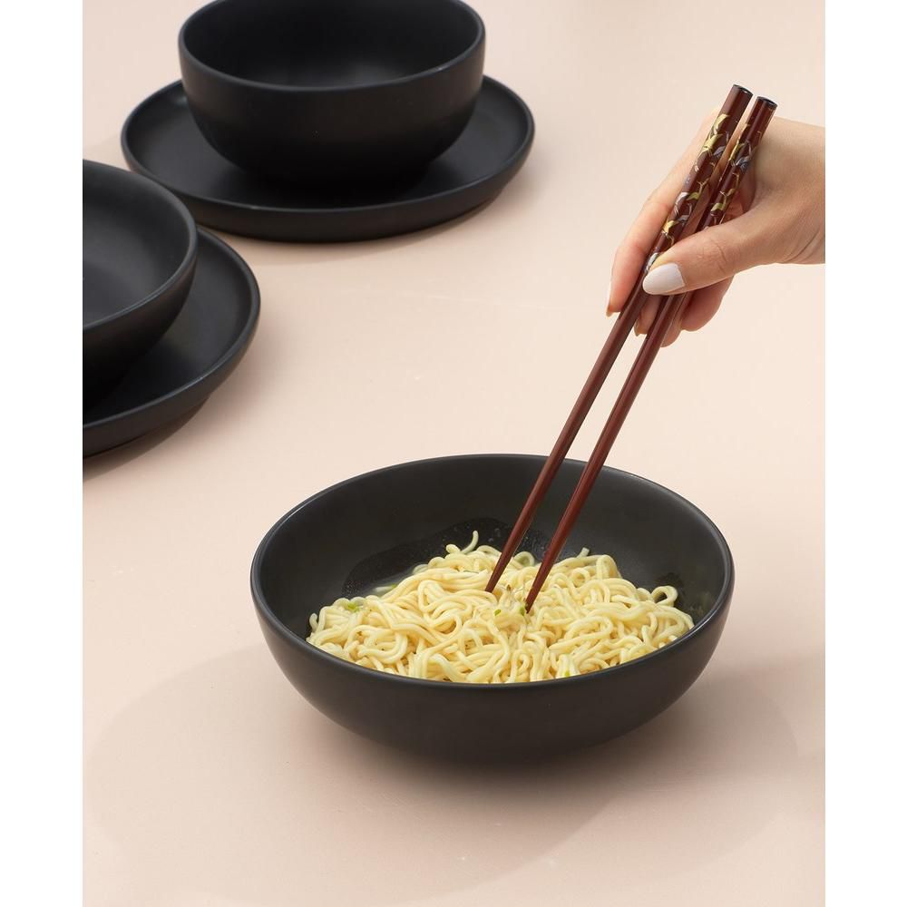 JoyJolt Mesa 4-Piece Stoneware Pasta Bowls Set – 30oz - Image 10