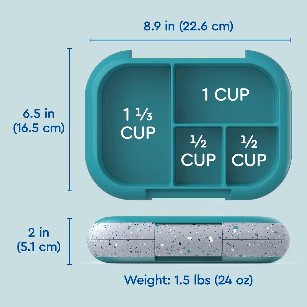 Kids' Chill Lunch Box, Bento-Style Solution, 4 Compartments & Removable Ice Pack - Image 78