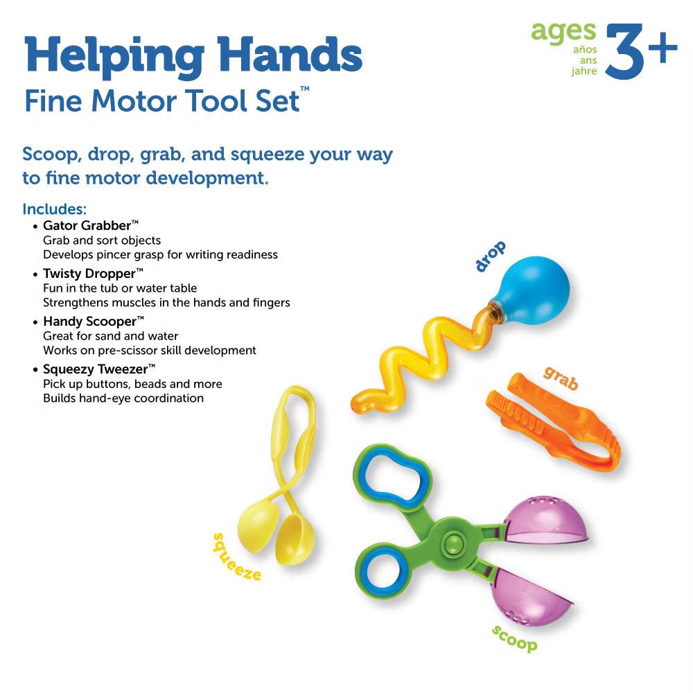 Helping Hands Fine Motor Tool Set - Image 6