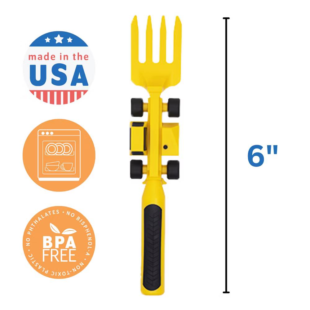 Constructive Eating Utensil and Divided Plate Set for Kids and Toddlers - Image 10