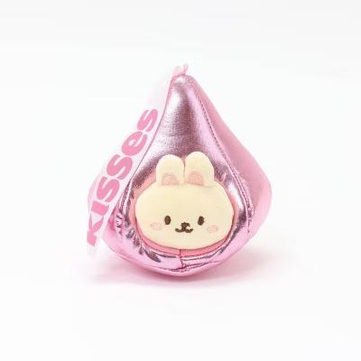 Anirollz Mini Plush Outfitz Toy: Pink Metallic Kisses - Image 3