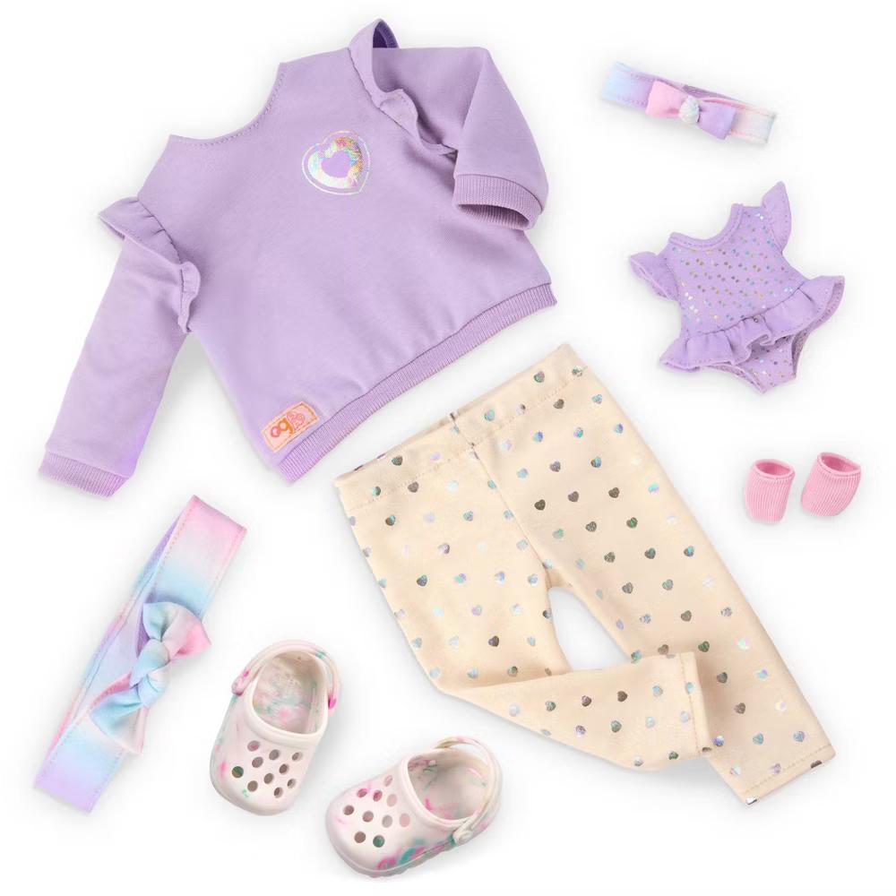 Tory & Riley 18" Babysitter Doll & Baby Doll Sister with Accessories Playset: Plastic & Polyester Doll Set - Image 2