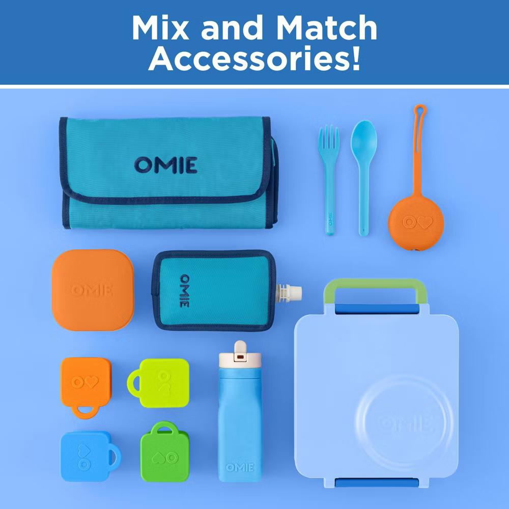 OMIEBox Insulated Bento Lunch Box with Leakproof Thermos Food Jar 3 Compartments - Image 5