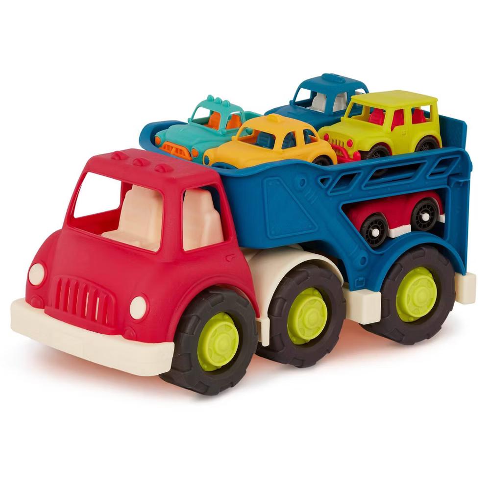 Car Carrier Truck & 6 Cars - Happy Cruisers - Image 3