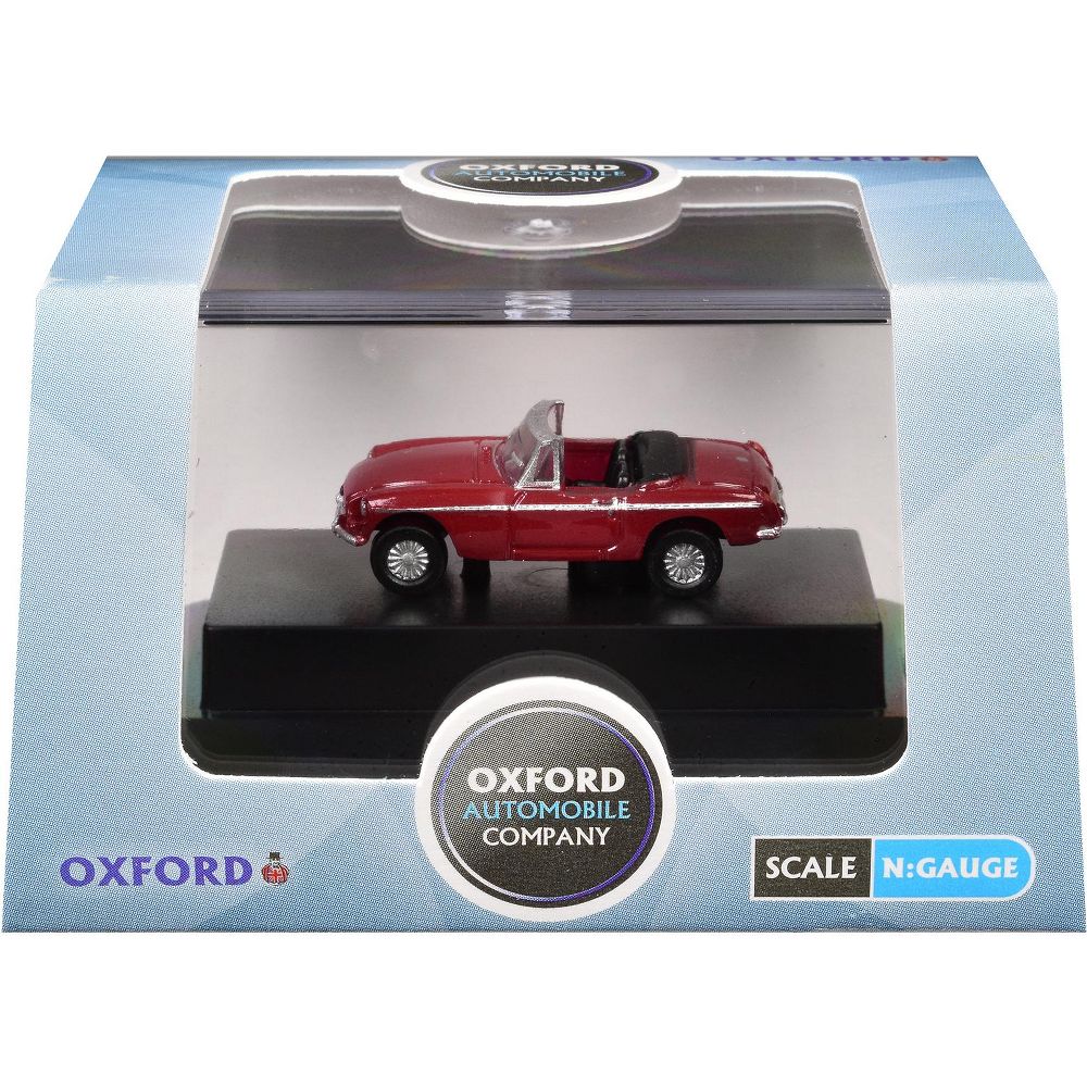 MG MGB Roadster RHD (Right Hand Drive) Tartan Red 1/148 (N) Scale Diecast Model car - Image 3