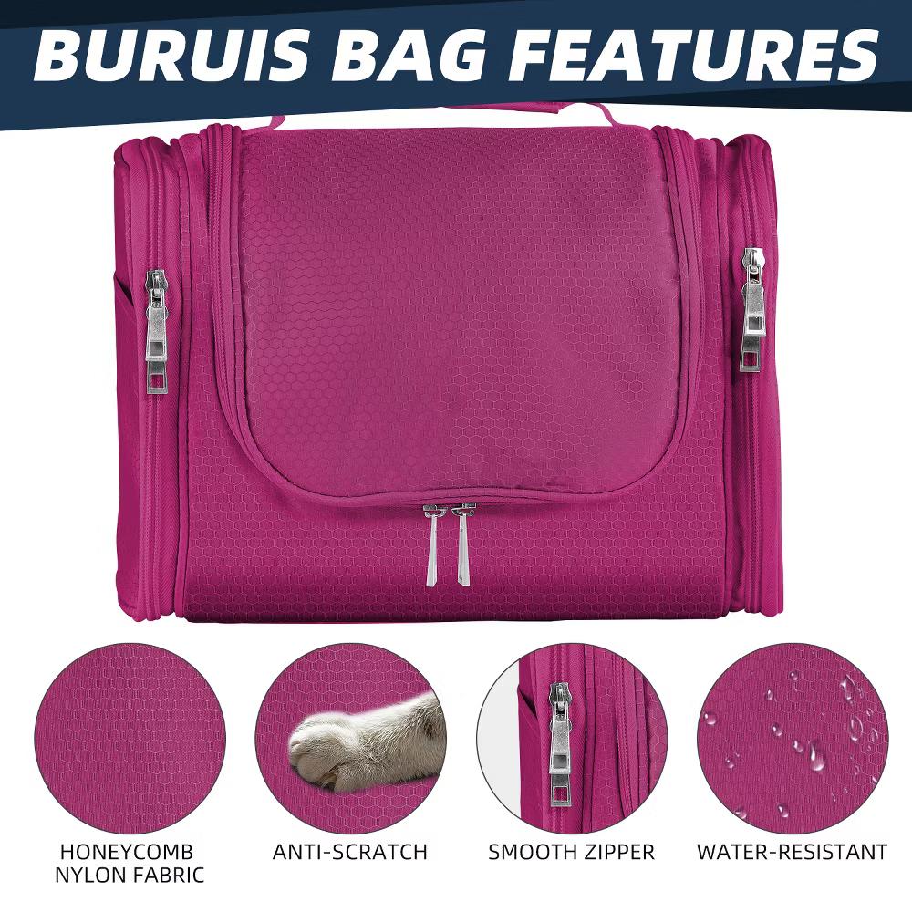 Large Capacity Toiletry Bag for Women and Men, Hanging Toiletry Organizer Cosmetics Makeup Bag - Image 40
