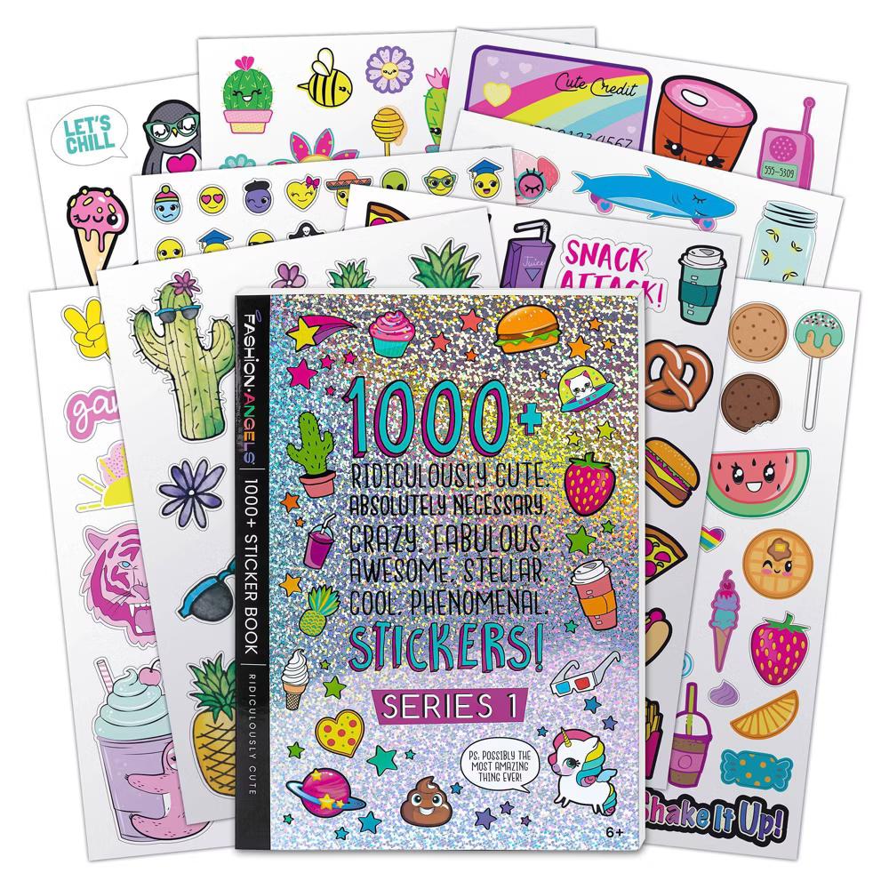 Ridiculously Cute 1000+ Sticker Book 40 Pages - Fashion Angels: Kids & Planner Stickers, Scrapbook Fun, Ages 6+ - Image 5
