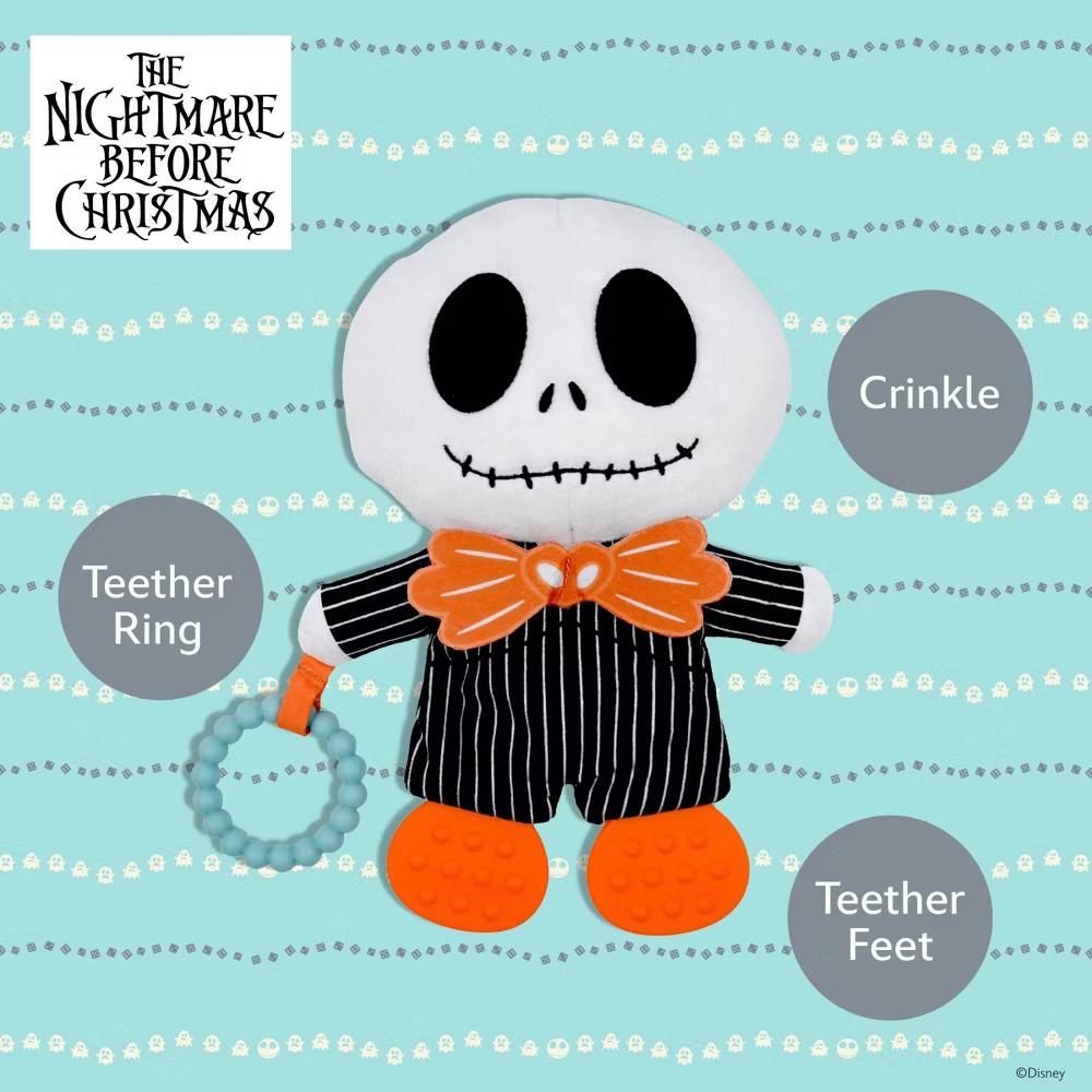 Jack Skellington Sensory Blanket Baby Learning Toy - Image 2