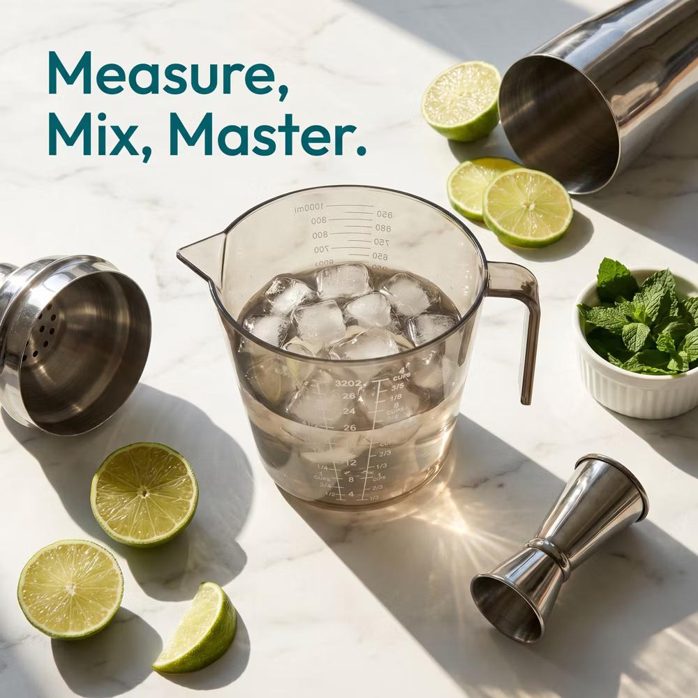 Measuring Cup, PS Material Measuring Cup with Clear Marks for Accurate Liquid Measurement - Image 8