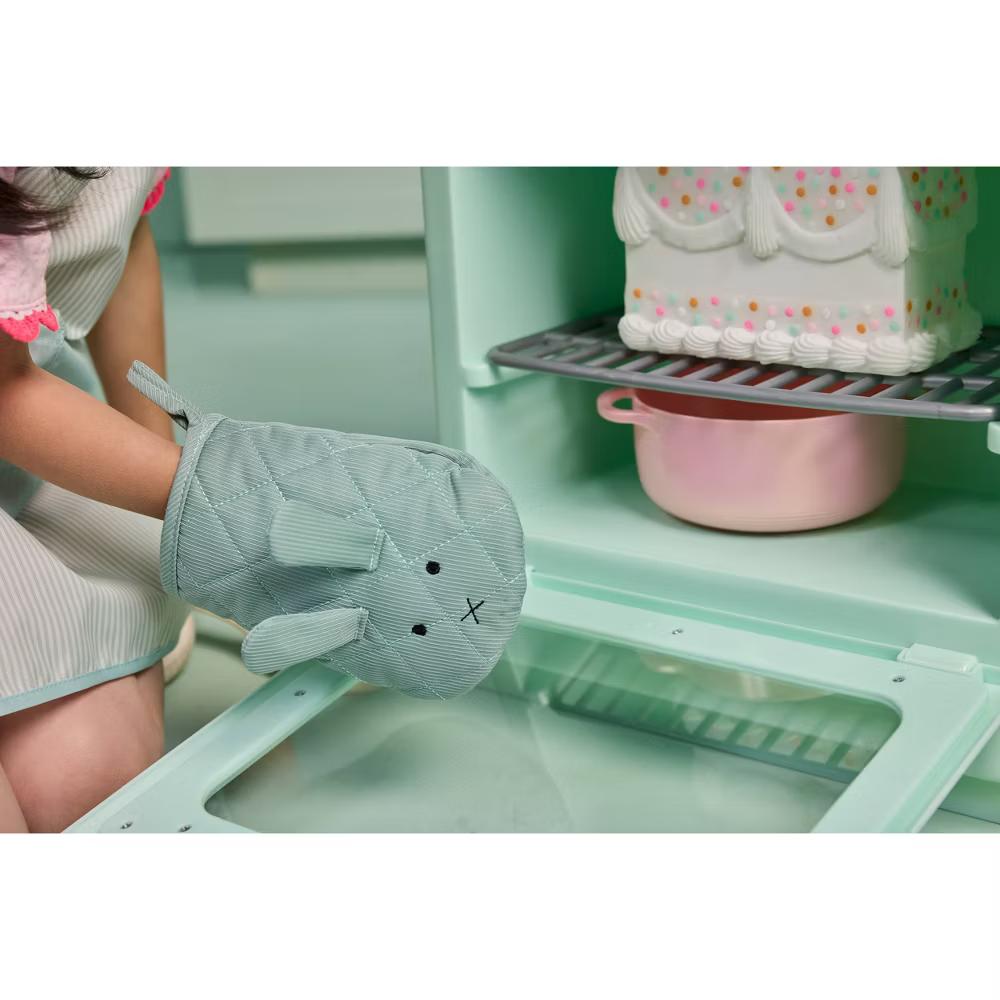 Sweet Spaces Apron & Oven Mitt Set, Play Kitchen Cookware - Image 6
